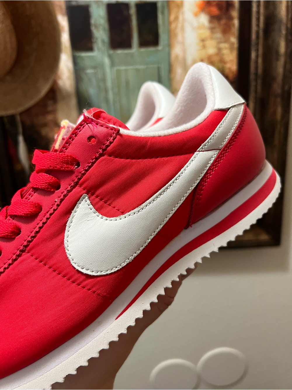 Nike Cortez Basic Nylon Red sneakers rare - Picture 11 of 16